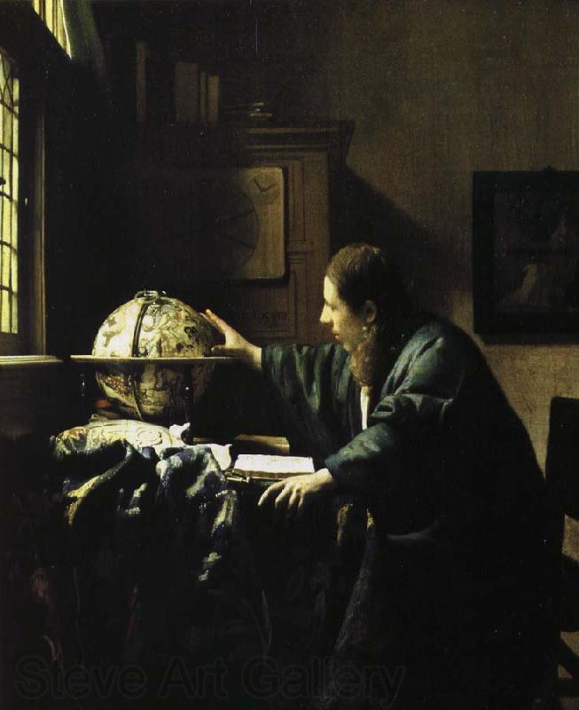 Jan Vermeer astronimen Spain oil painting art